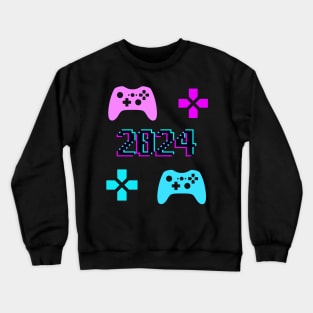 2024 - Gamers - Celebration - New Years - Birthday Crewneck Sweatshirt